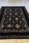 Türk El Düğümlü Madalyon Desenli El Dokuma Kilim