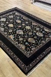 Türk El Düğümlü Madalyon Desenli El Dokuma Kilim