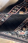 Türk El Düğümlü Madalyon Desenli El Dokuma Kilim