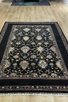 Türk El Düğümlü Madalyon Desenli El Dokuma Kilim