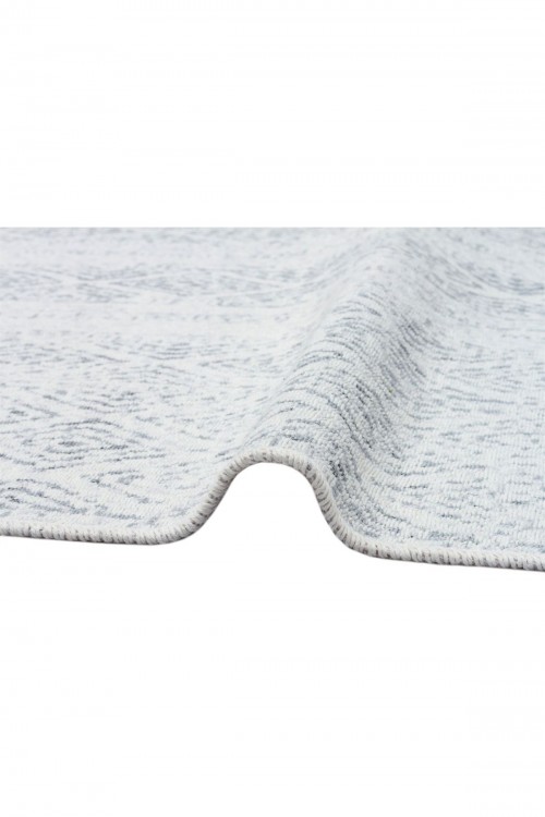 Eko Halı-ARYA AR 01 GREY-Yıkanabilir Çift Taraflı Modern Desenli Dokuma Kilim