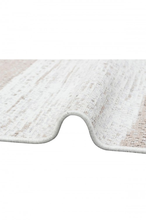 Eko Halı-ARYA AR 06 NATURAL-Yıkanabilir Çift Taraflı Modern Desenli Dokuma Kilim