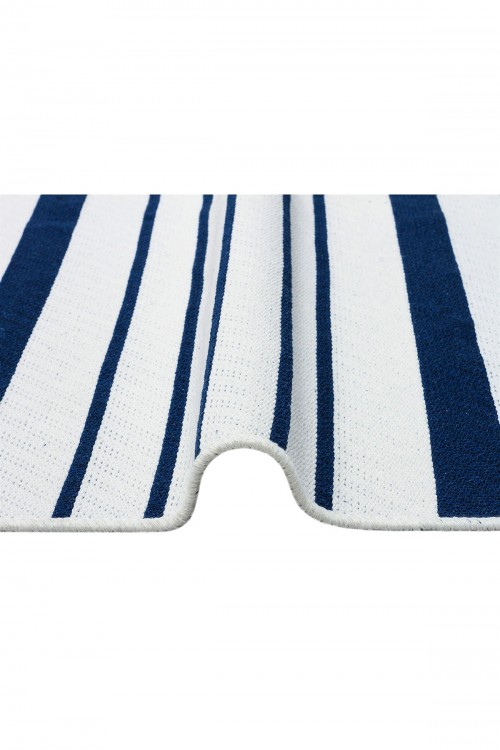 Eko Halı-ARYA AR 14 MARINE-Yıkanabilir Çift Taraflı Modern Desenli Dokuma Kilim