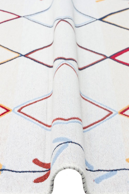 Eko Halı-ARYA AR 21 MULTY-Yıkanabilir Çift Taraflı Modern Desenli Dokuma Kilim