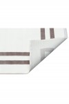 BAROQUE BR 01 WHITE GREY Art Deco Bordürlü Çerçeveli Yumuşak Dokulu Parlak Dokuma Halı