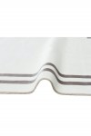 BAROQUE BR 01 WHITE GREY Art Deco Bordürlü Çerçeveli Yumuşak Dokulu Parlak Dokuma Halı