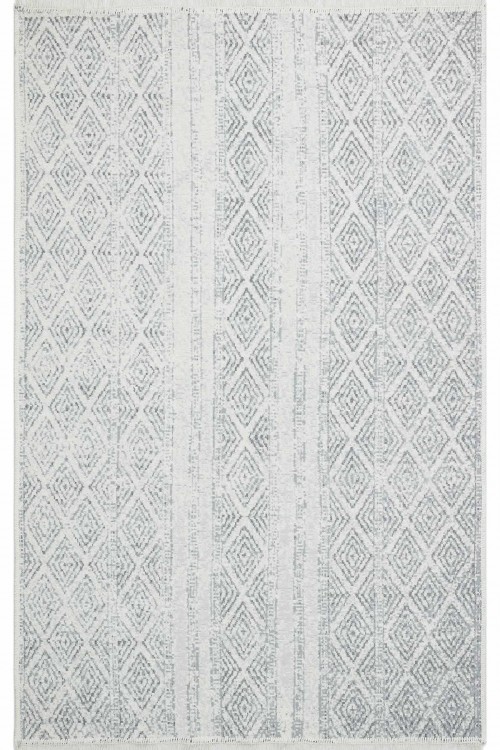 Eko Halı-ARYA AR 01 GREY-Yıkanabilir Çift Taraflı Modern Desenli Dokuma Kilim