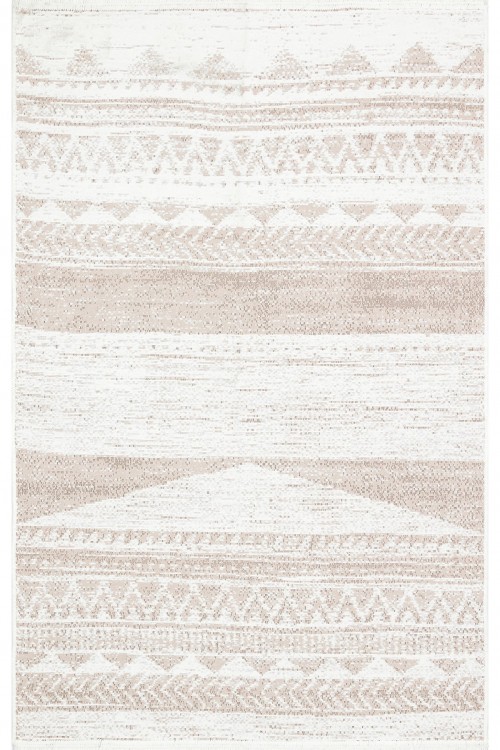 Eko Halı-ARYA AR 06 NATURAL-Yıkanabilir Çift Taraflı Modern Desenli Dokuma Kilim