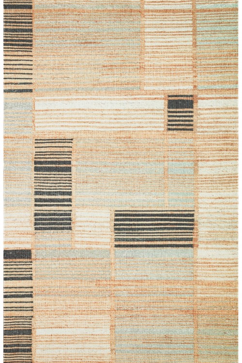 Eko Halı-ASOS-AS 08 NATURAL GREY-Jüt Hasır Görünümlü Hav Toz Vermez Çift Taraflı Yıkanabilir Kilim