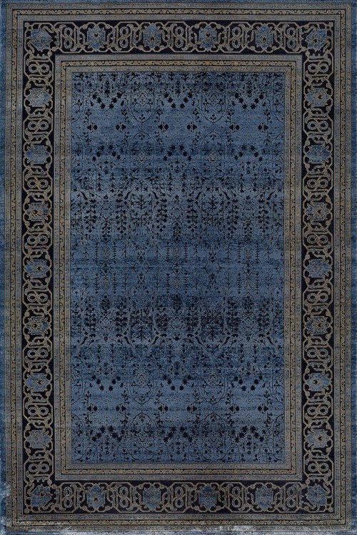 Artemis Bella 06463B Lacivert Gold Halı