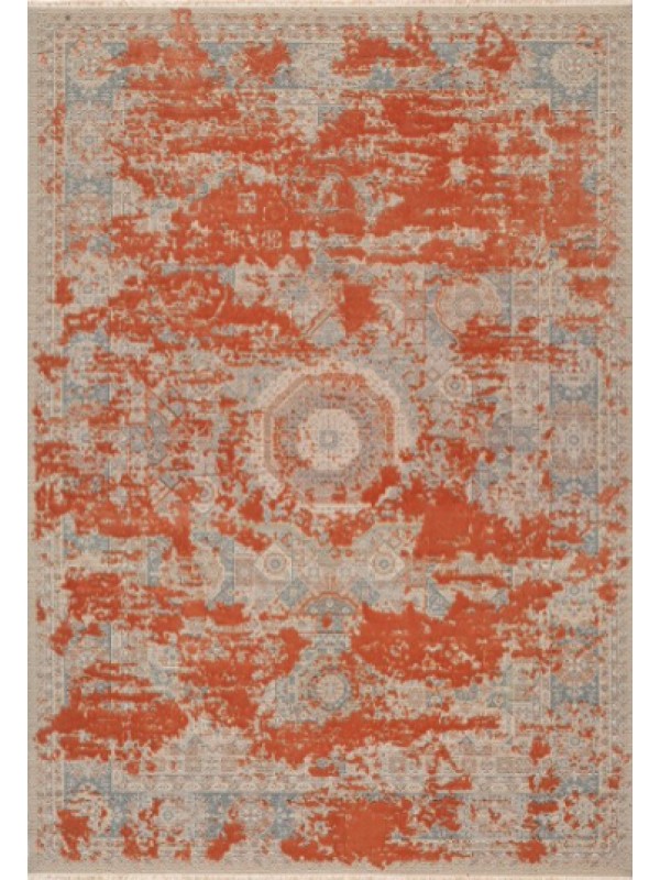 Woolknot Halı Historia 3025B Orange 113 Woolknot Halı Historia 3025B Orange 113