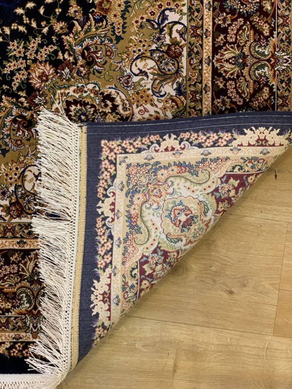 Artemis Silk 05158C Krem Lacivert Halı