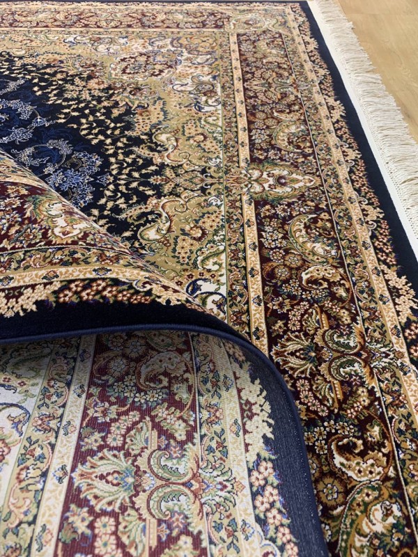 Artemis Silk 05158C Krem Lacivert Halı