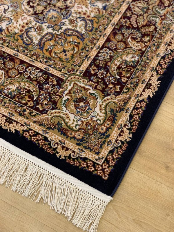 Artemis Silk 05158C Krem Lacivert Halı