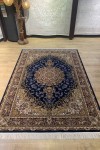 Artemis Silk 05158C Krem Lacivert Halı