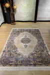 Artemis Silk 05156C Krem Mavi Halı
