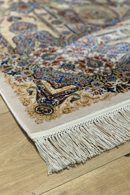 Artemis Silk 05156C Krem Mavi Halı
