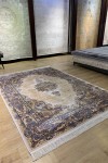 Artemis Silk 05156C Krem Mavi Halı