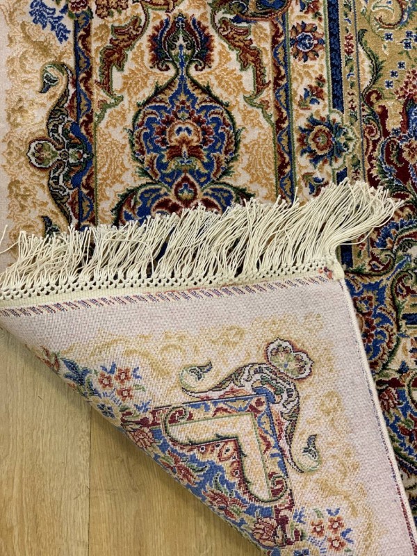 Artemis Silk 05156C Krem Mavi Halı